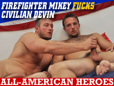 Firefighter Mikey and Civilian Devin