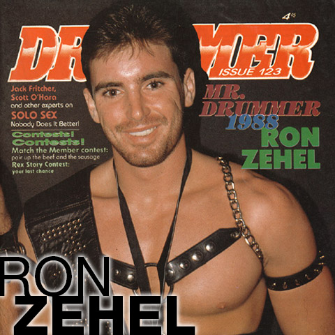 Ron Zehel Handsome American Muscle Mr. Drummer and Gay Porn Star