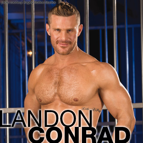 Landon Conrad Hung Blond Hard Handsome Gay Porn Star
