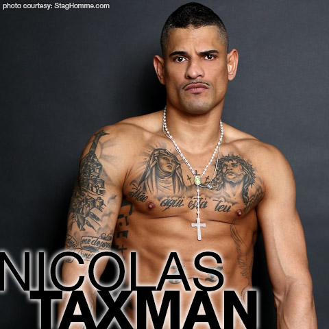Nicolas Taxman Tattooed and Sexy Brazilian Gay Porn Star Gay Porn 122552 gayporn star Nicholas Taximan