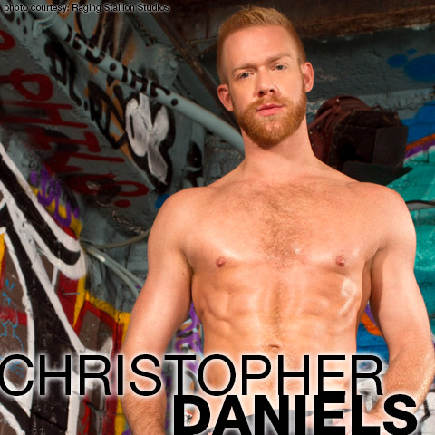 Christopher Daniels Handsome Blond Power Bottom Gay Porn SuperStar