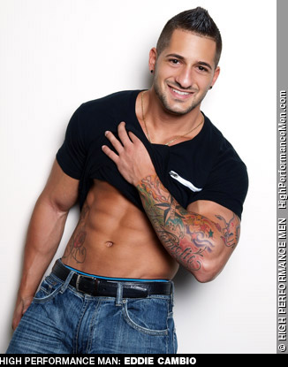 Eddie Cambio - Muscle American Gay Porn Star Model Stripper Go Go Boy Gay Pornstar