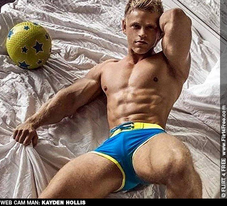 Kayden Hollis Blond Muscle Hunk Flirt 4 Free Live Sex and Solo Performer 131742 gayporn star
