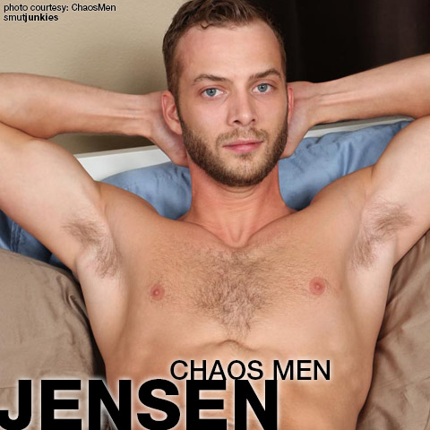 Jensen Handsome Hung ChaosMen Amateur Gay Porn Bareback 132449 gayporn star