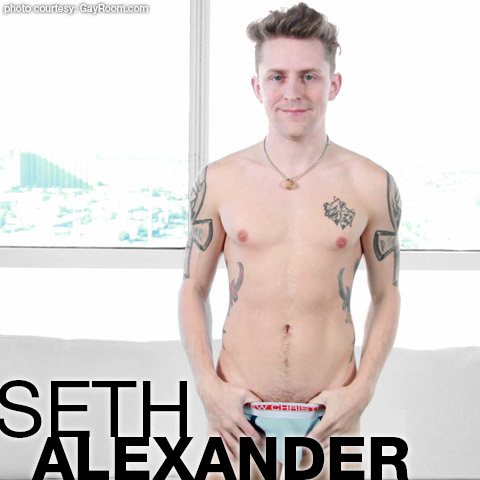 Seth Alexander Blond Tattooed Hung Uncut American Gay Porn Star Gay Porn 132935 gayporn star
