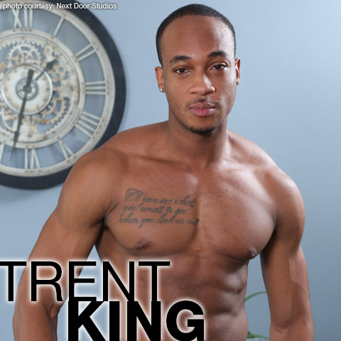 Trent King Hung Handsome Uncut Next Door Ebony American Gay Porn Star Gay Porn 134333 gayporn star