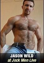 Jason Wild at Jock Men Live Muscle Bodybuilder Flexing Solo Jerkoff
