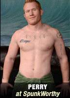 Red head Ginger Hunk Perry gets serviced at SpunkWorthy Spunk Worthy