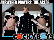answered prayers the actor tayte hanson the actor levi michaels puck