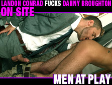 landon conrad fucks danny broughton in on site at men at play
