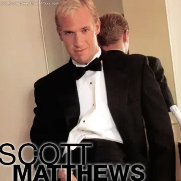 Scott Matthews Handsome Blond Hung American Gay Porn Star