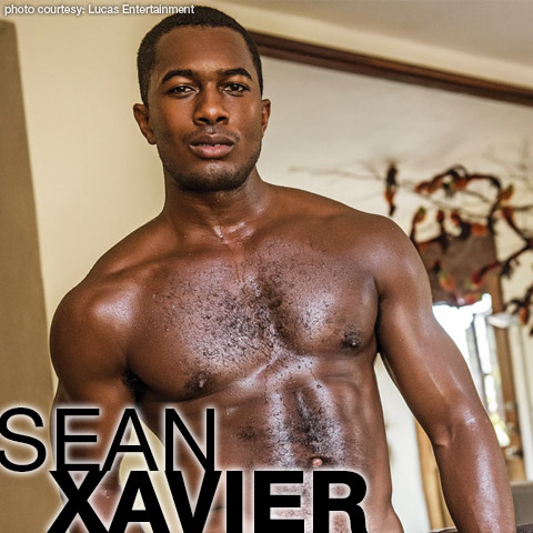 Sean Xavier / Sean XL / Sean Lawrence Handsome Black Gay Porn Star with a  Huge Cock