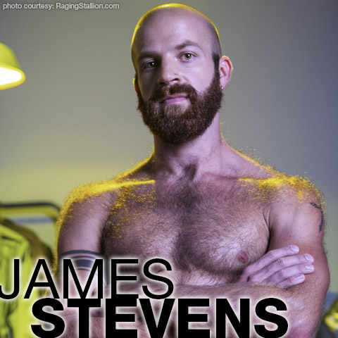 James Stevens | Hairy Big Dick American Gay Porn Star | smutjunkies Gay Porn  Star Male Model Directory