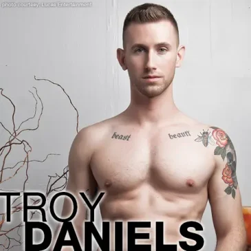 Troy Daniels Handsome Tattooed Uncut Gay Porn Star