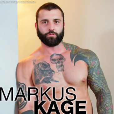 Markus Kage Masquline Canadian Uncut Gay Porn Hunk