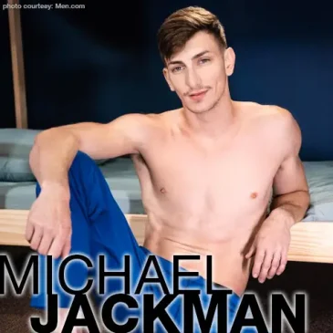 Michael Jackman Slender Smooth Bodied American Gay Porn Star