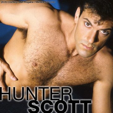 Hunter Scott American Gay Porn Star Hairy Stud