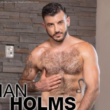 Ian Holms Handsome Hairy Versatile Gay Porn Star