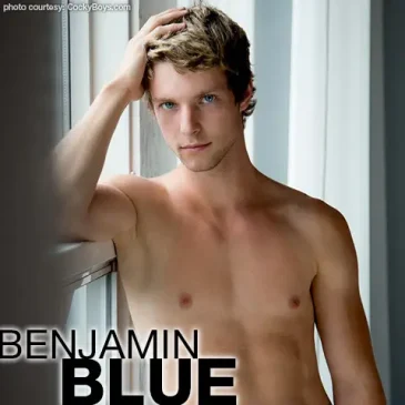 Benjamin Blue Blond Sexy French Canadian CockyBoys Gay Porn Star