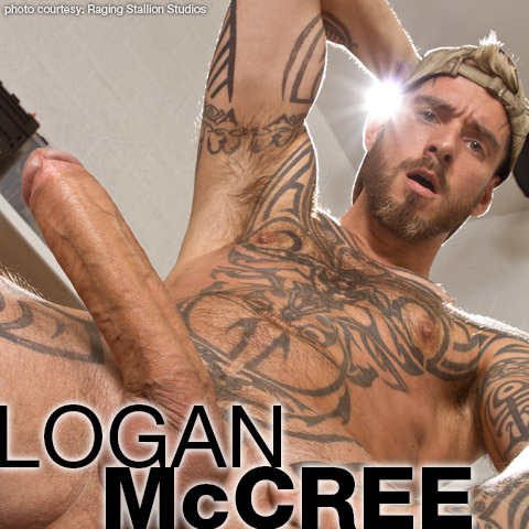 Logan McCree Tattooed Handsome Hung German gay porn star picture