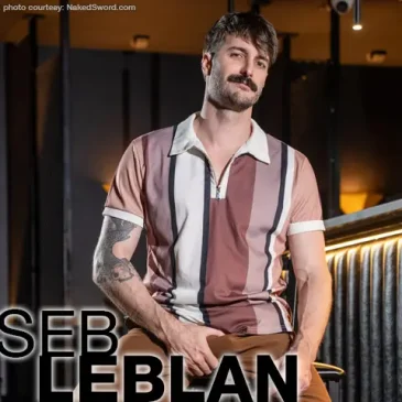 Seb Leblan Uncut Smooth Canadian Gay Porn Star NakedSword Original