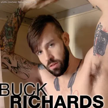 Buck Richards Tattooed College Jock American Gay Porn Star