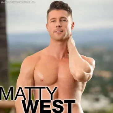 Matty West Handsome All-American Jock Gay Porn Star