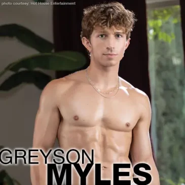 Greyson Myles Handsome American Adonis Gay Porn Star