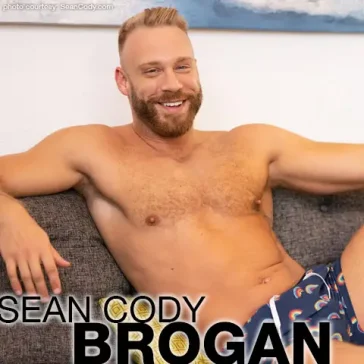 Brogan Handsome Blond Bearded Hunk American Gay Porn Star