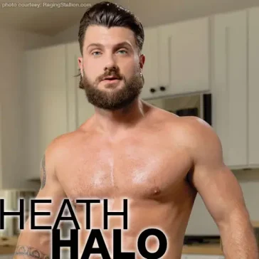 Heath Halo Handsome Masculine Texan Gay Porn Star