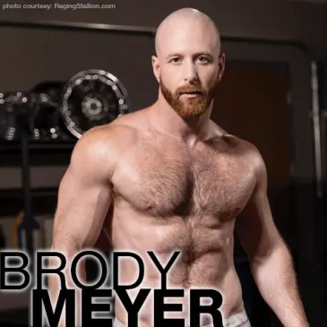 Brody Meyer Handsome Bald Canadian Gay Porn Star
