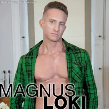 Magnus Loki Handsome Blonde New Zealander Gay Porn Star