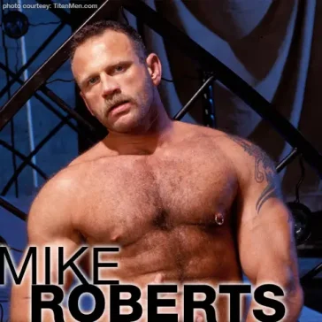 Mike Roberts Handsome Hairy Rough Daddy Gay Porn Star