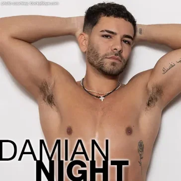 Damian Night Handsome Slim Puerto Rican Gay Porn Star
