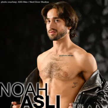 Noah Asli Handsome Hairy Tattooed Gay Porn Star