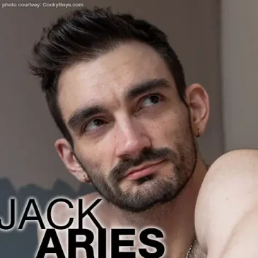 Jack Aries Scruffy Lean Handsome Gay Porn Star