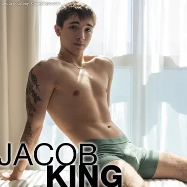 Jacob King Cute Tattooed Twunk Gay Porn Star