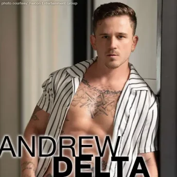 Andrew Delta Sexy Tattooed Blond Twunk American Gay Porn Star