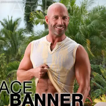 Ace Banner Hairy Hung Handsome Escort Gay Porn Star