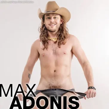 Max Adonis Handsome Scruffy American Gay Porn Star