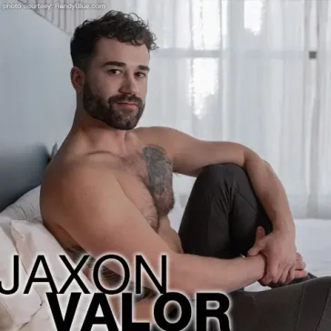 Jaxon Valor Handsome Furry Tattooed American Gay Porn Star at Randy Blue