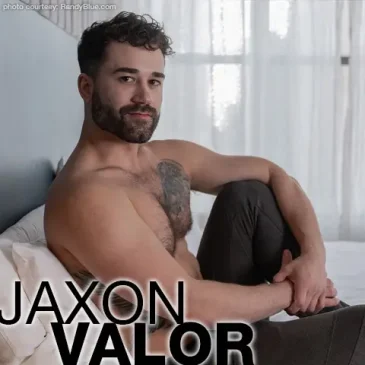 Jaxon Valor Handsome Furry Tattooed American Gay Porn Star at Randy Blue