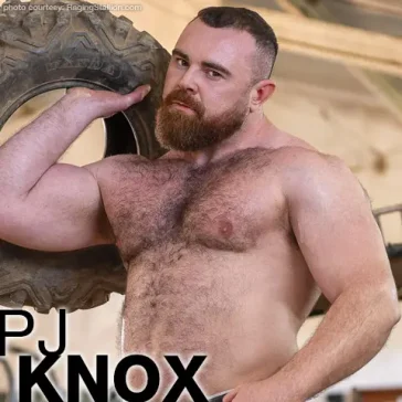 PJ Knox Burly Bear Scottish Gay Porn Star