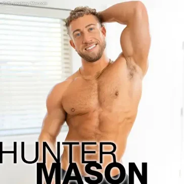 Hunter Mason Handsome Muscle Hunk Gay Porn Star
