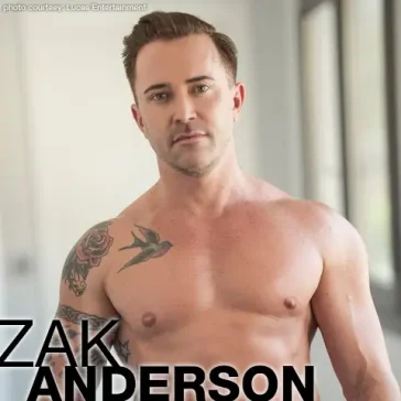 Zak Anderson Rock Hard Handsome Gay Porn Star and Go Go Boy