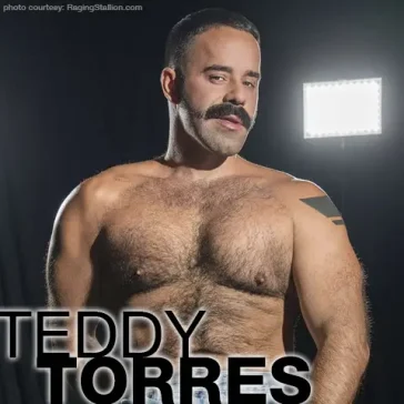 Teddy Torres Canadian Hairy Hunk Gay Porn Star