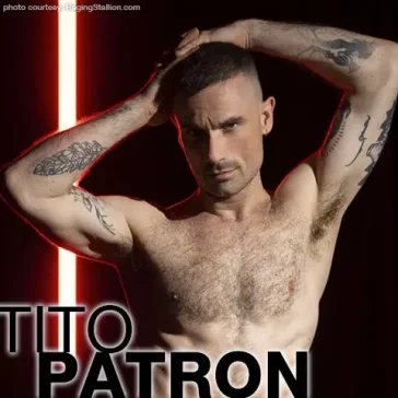 Tito Patron Scruffy Handsome Canadian Gay Porn Star