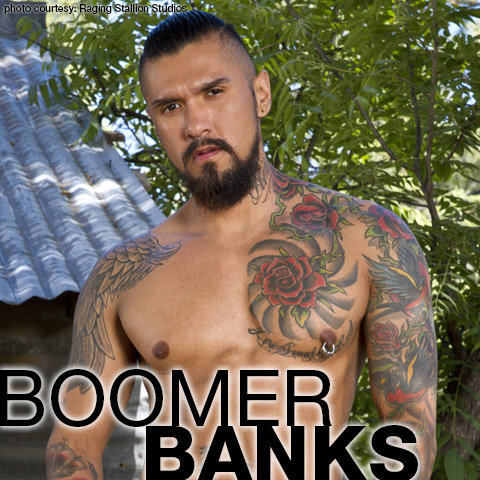 Boomer Banks American Gay Porn Star Huge Uncut Cock Raging Stallion