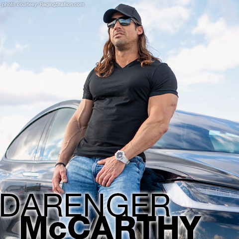 Darenger McCarthy Long Haired Handsome Hunk Gay Porn Star Gay Porn 137006 gayporn star