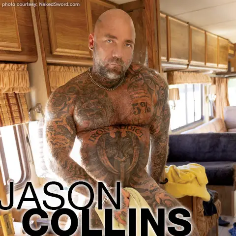 Jason Collins Tattooed Muscle Beefcake Gay Porn Star Gay Porn 140129 gayporn star